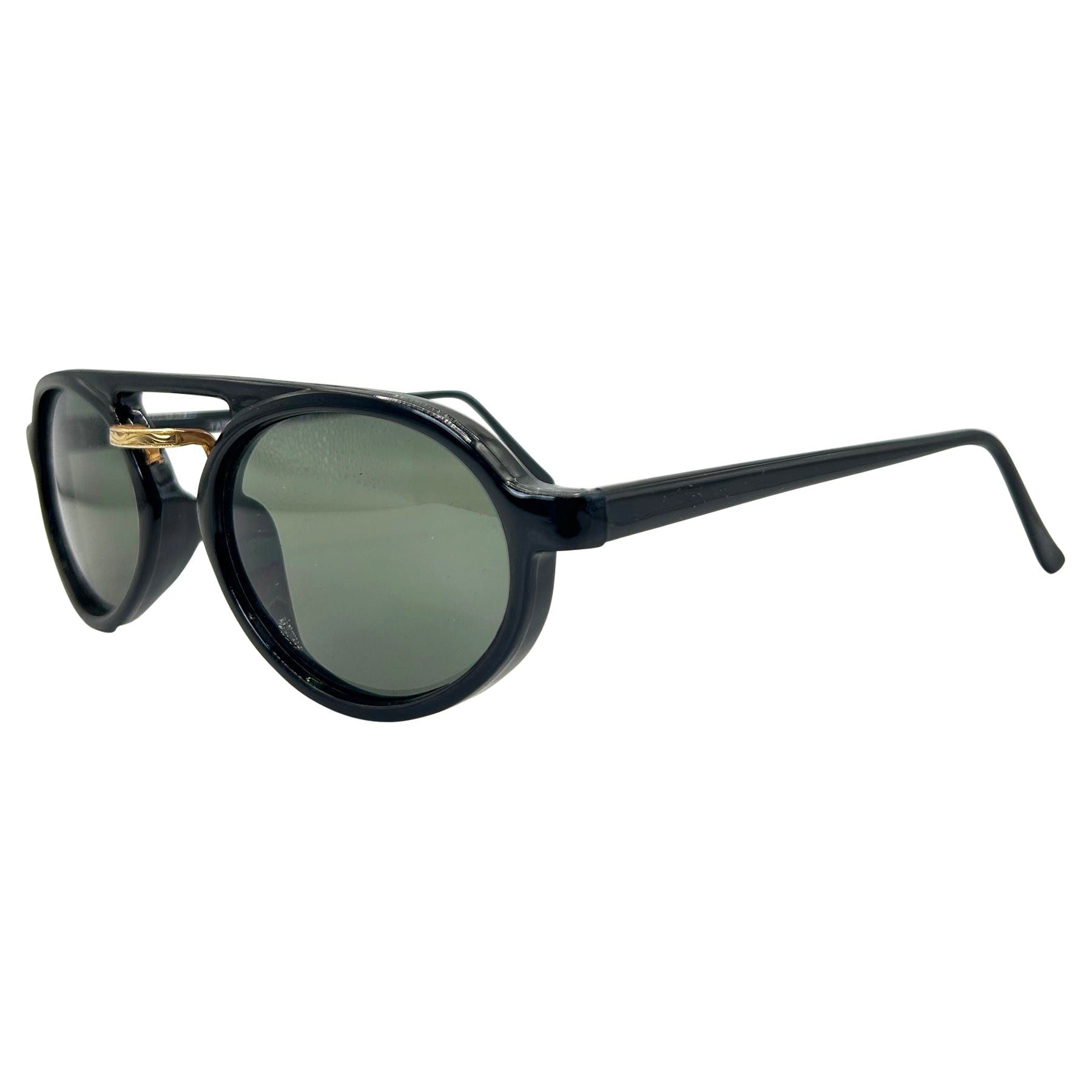 MEPHISTO Black Steampunk Sunglasses