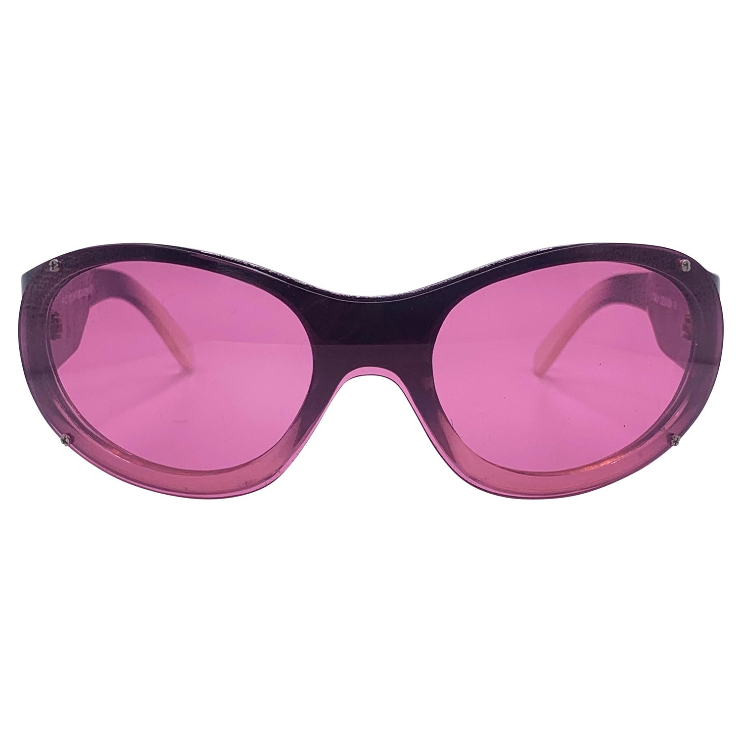 DELUSIONAL Round Y2K Sunglasses-Giant Vintage Eyewear
