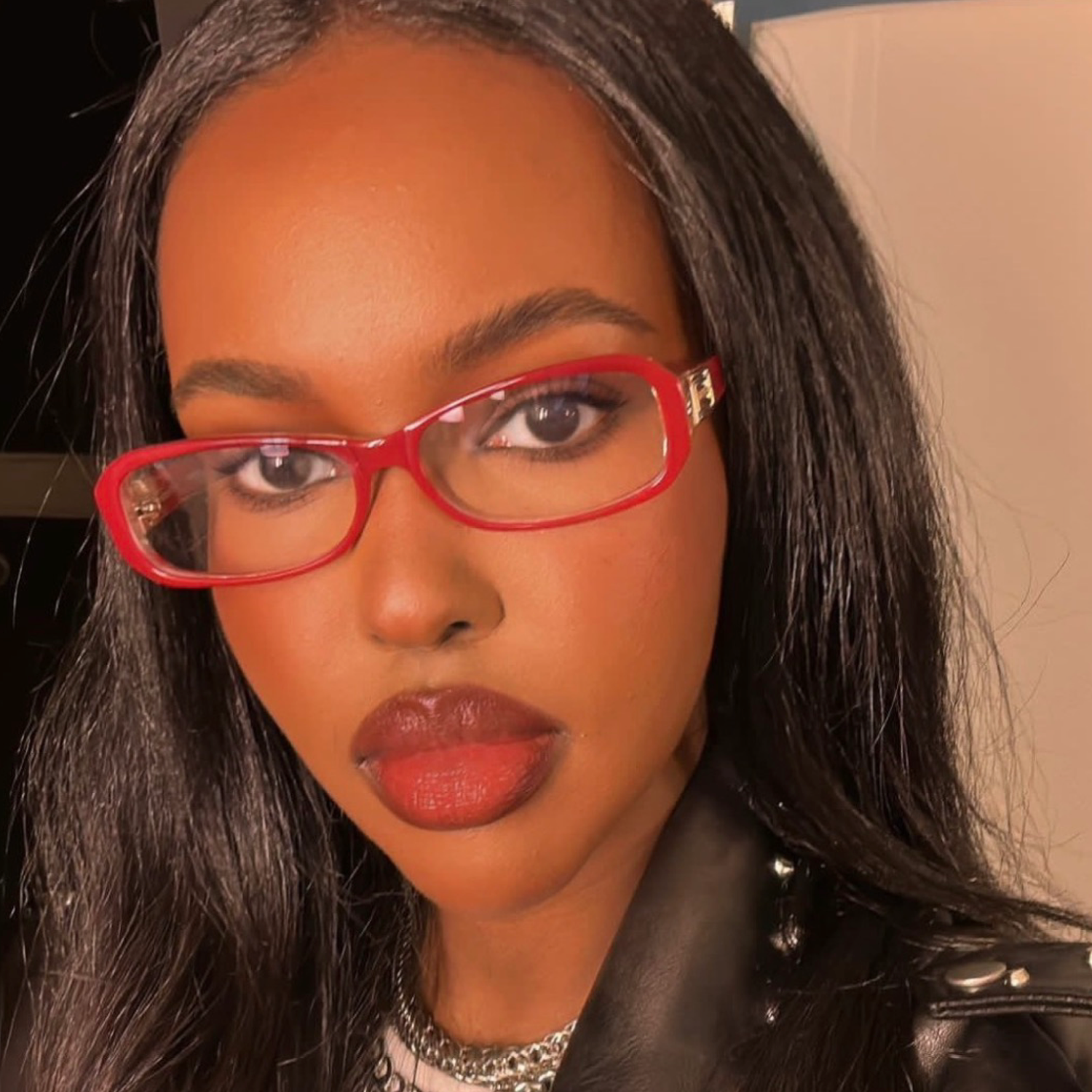 JEANE Clear Bayonetta-Style Frame | Premium *As Seen On: Charli D’Amelio*-Giant Vintage Eyewear