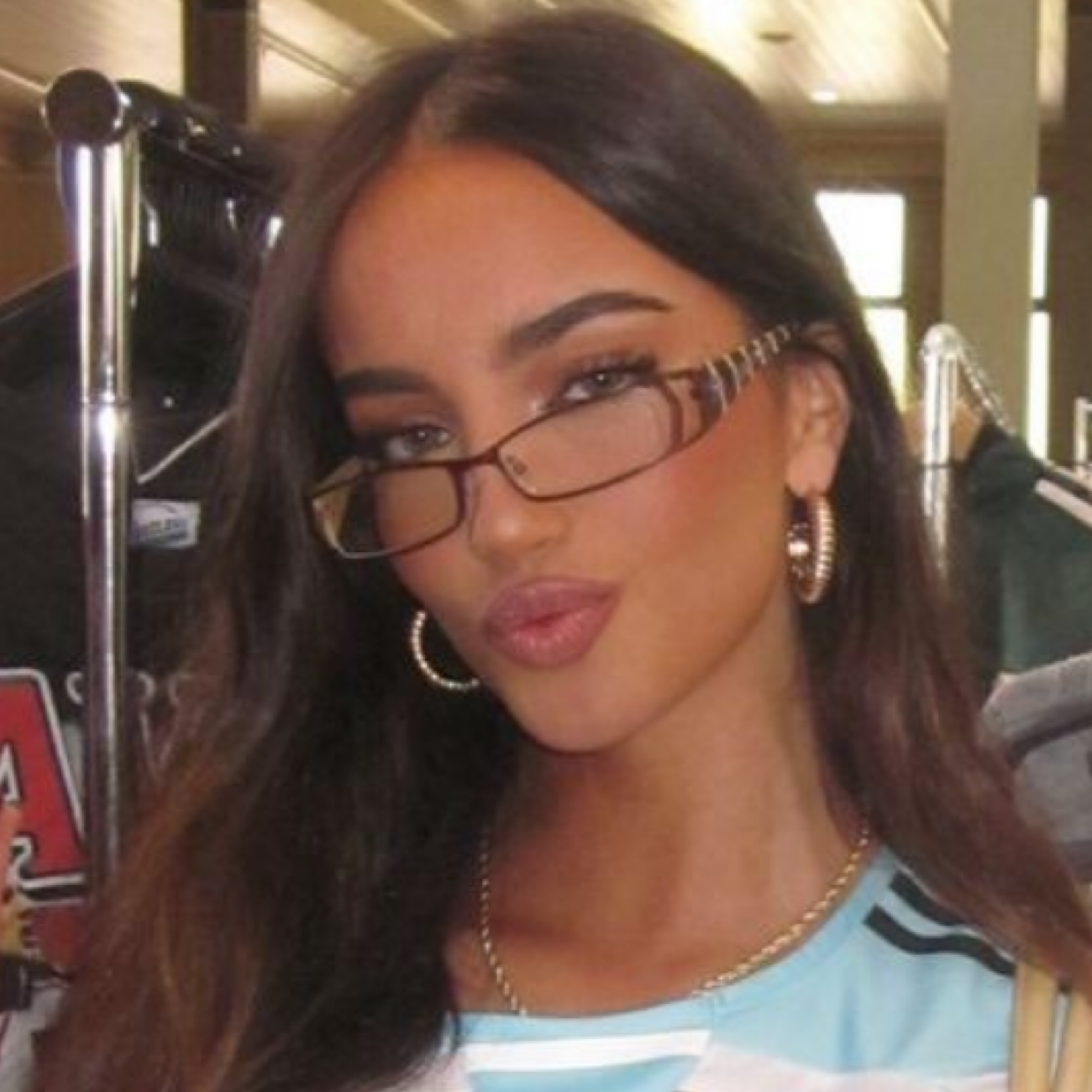 Shop SAFARI Clear Square 90s Optical Frame – Giant Vintage Eyewear