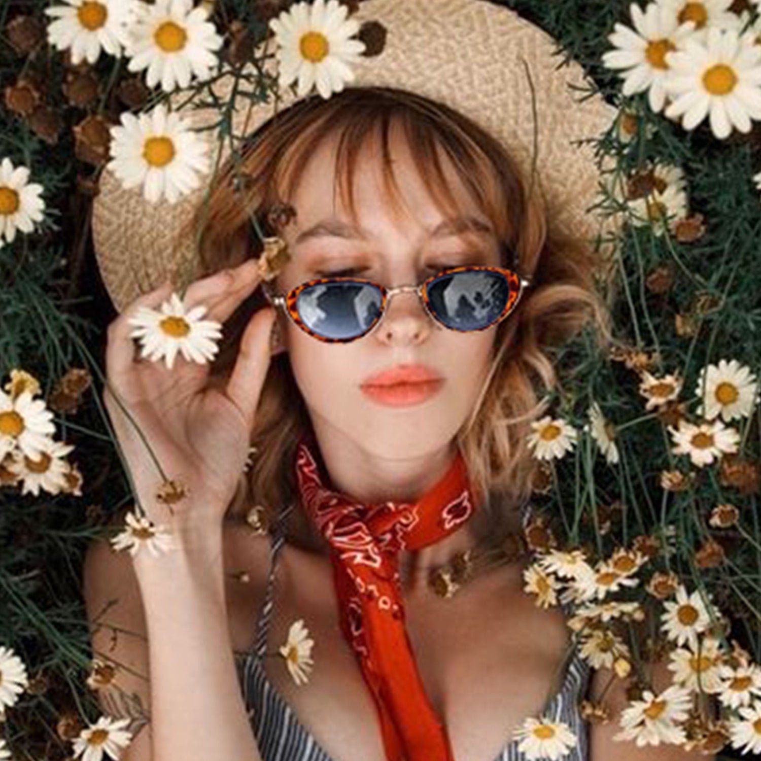 WILDE Oval Tortoise/Smoke Sunglasses | Small Fit-Giant Vintage Eyewear