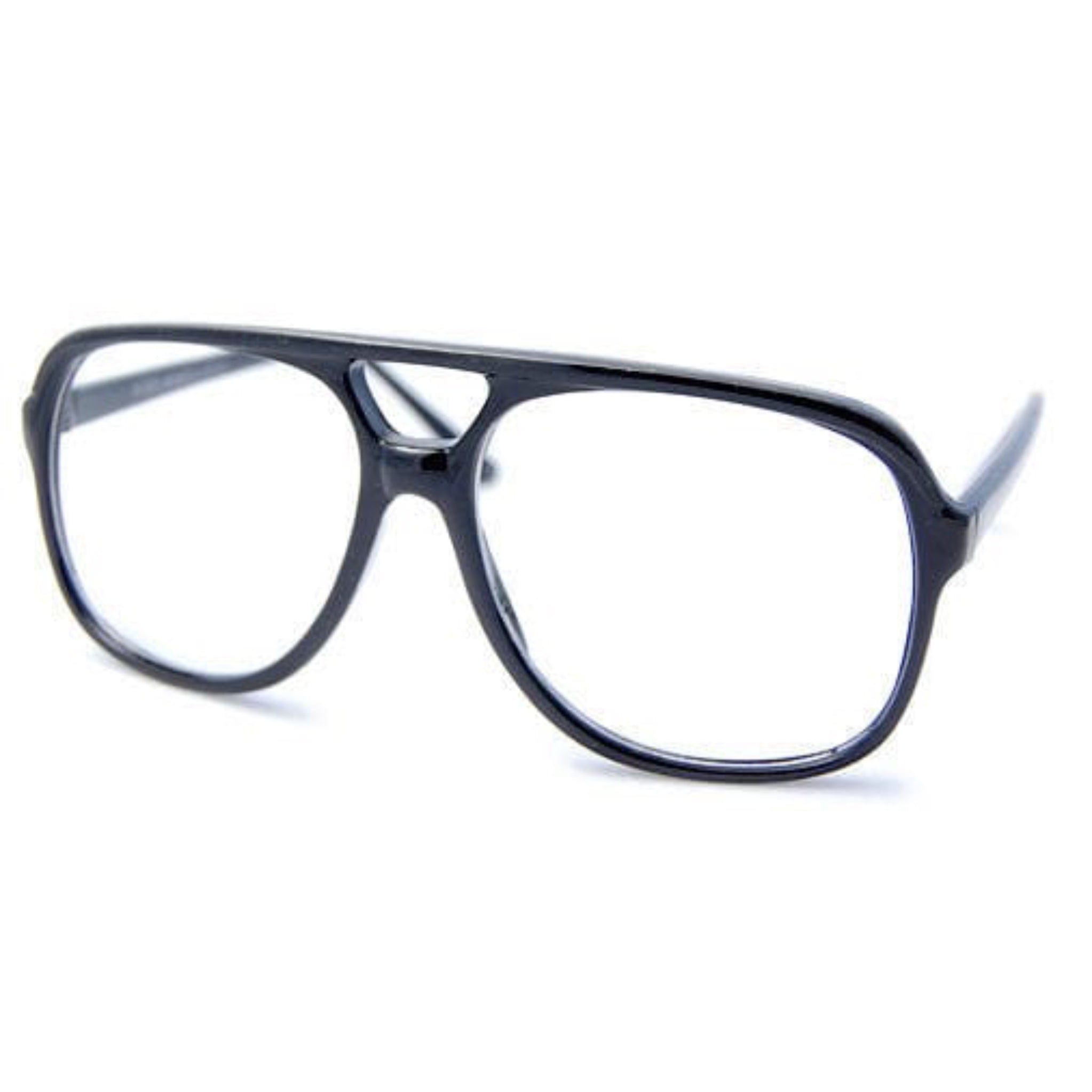 CALCULATOR Black Clear Glasses