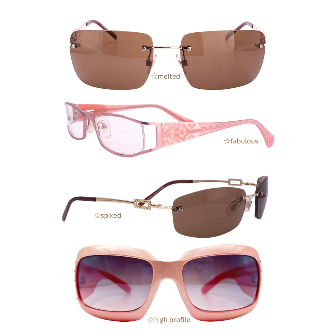 Sunglasses Bundle (3) Sunglasses Mens Womens Retro Mirror Bundle 3 Pair of  main image 2