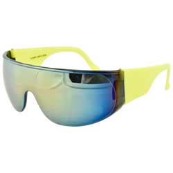 4 A.M. Yellow Shield Sunglasses