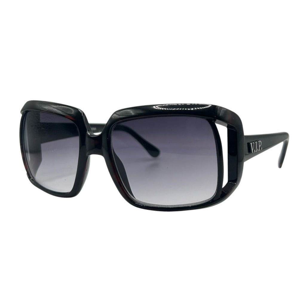 KISS ME 90s Hip-Hop Square Sunglasses-Giant Vintage Eyewear