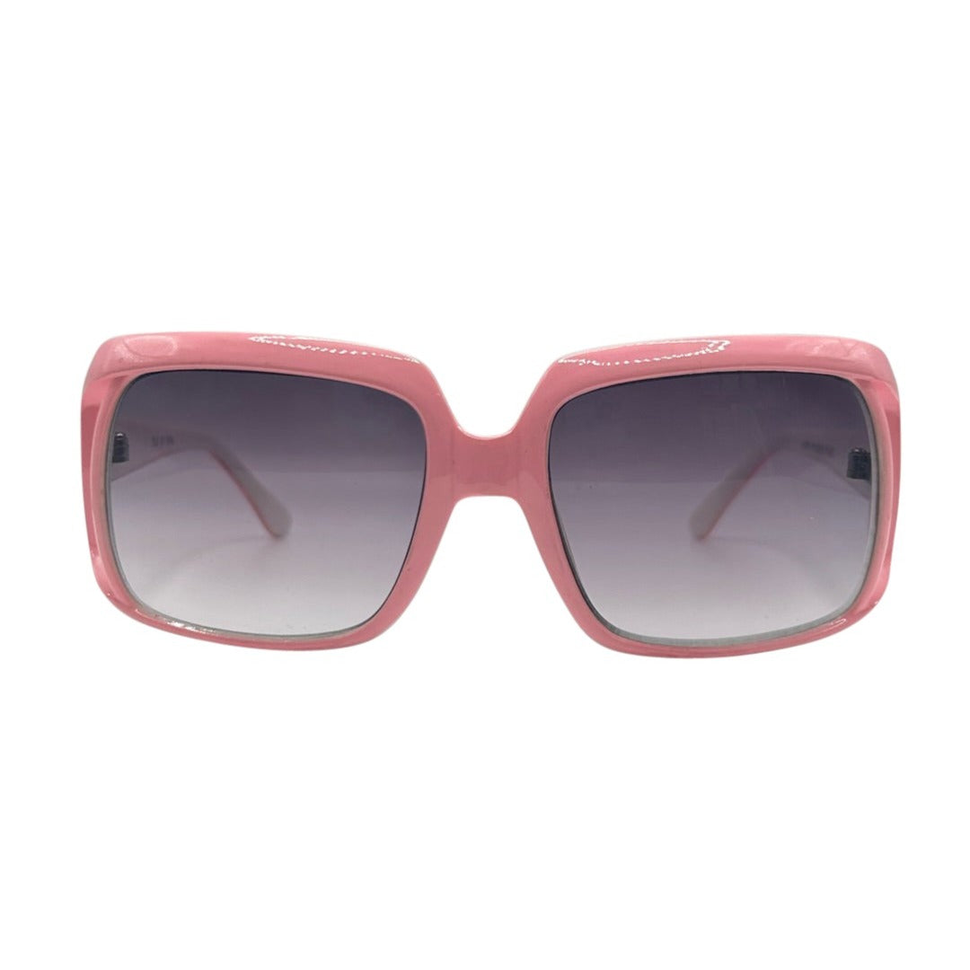 KISS ME 90s Hip-Hop Square SunglassesPink/Smoke-Giant Vintage Eyewear