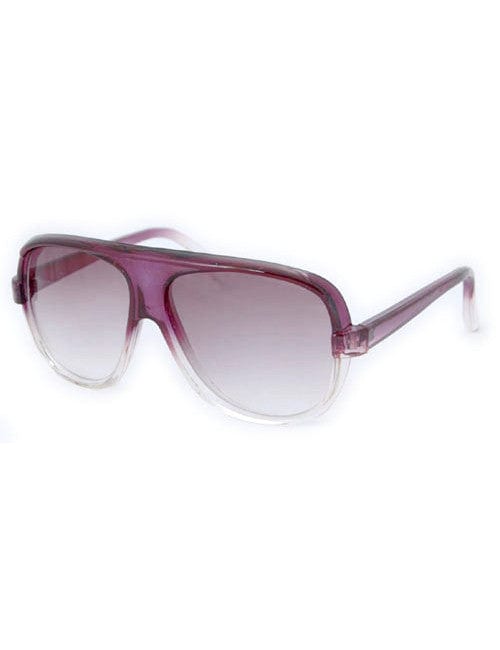 stud crystal purple sunglasses