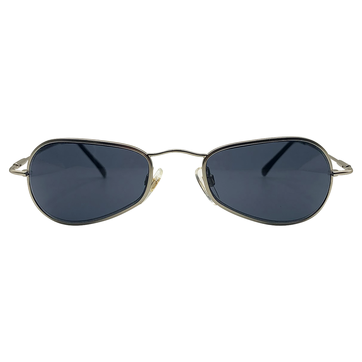CAPONE Steel Round SunglassesSilver-Giant Vintage Eyewear