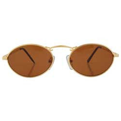 clover gold brown sunglasses