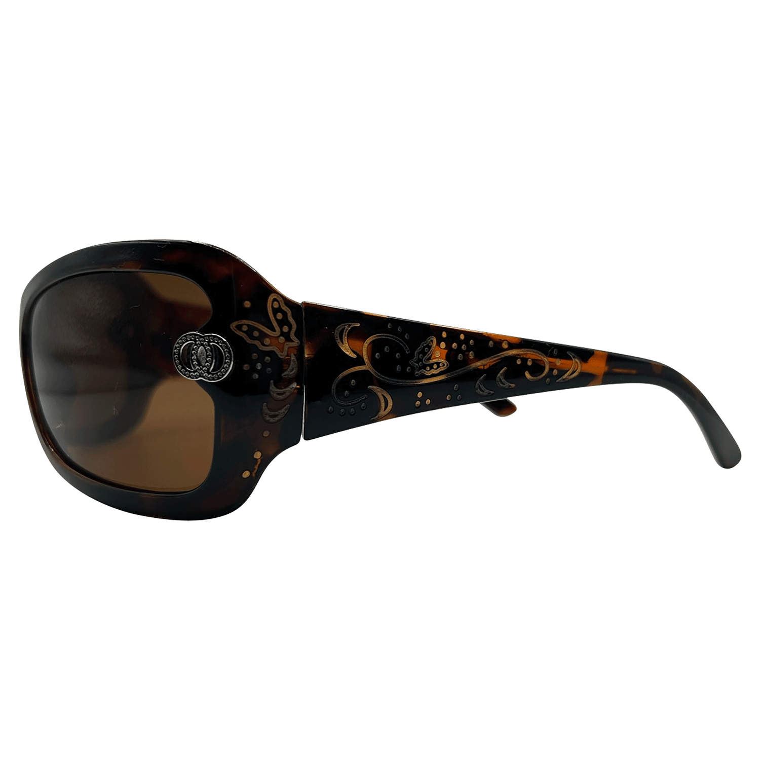 DROP TOP Y2K Round Sunglasses-Giant Vintage Eyewear