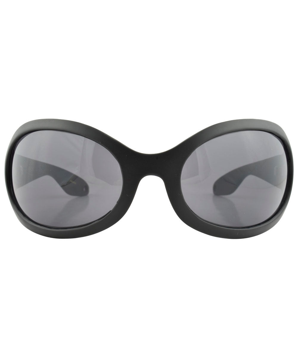 FIFTY SEVEN 90s Oversized SunglassesMatte Black/Super Dark-Giant Vintage Eyewear