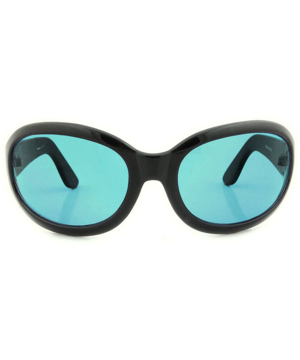FIFTY SEVEN 90s Oversized SunglassesAqua-Giant Vintage Eyewear