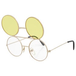 flip pop yellow sunglasses