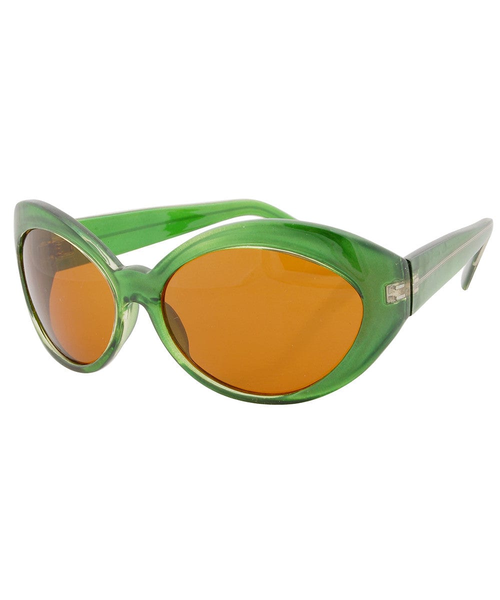 Shop FUTUREFOX green vintage sunglasses for women | Giant Vintage