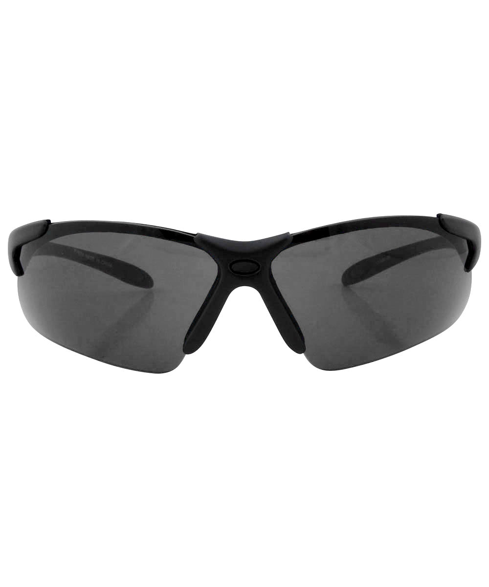 Shop GENETIC black/SD vintage sports sunglasses for men
