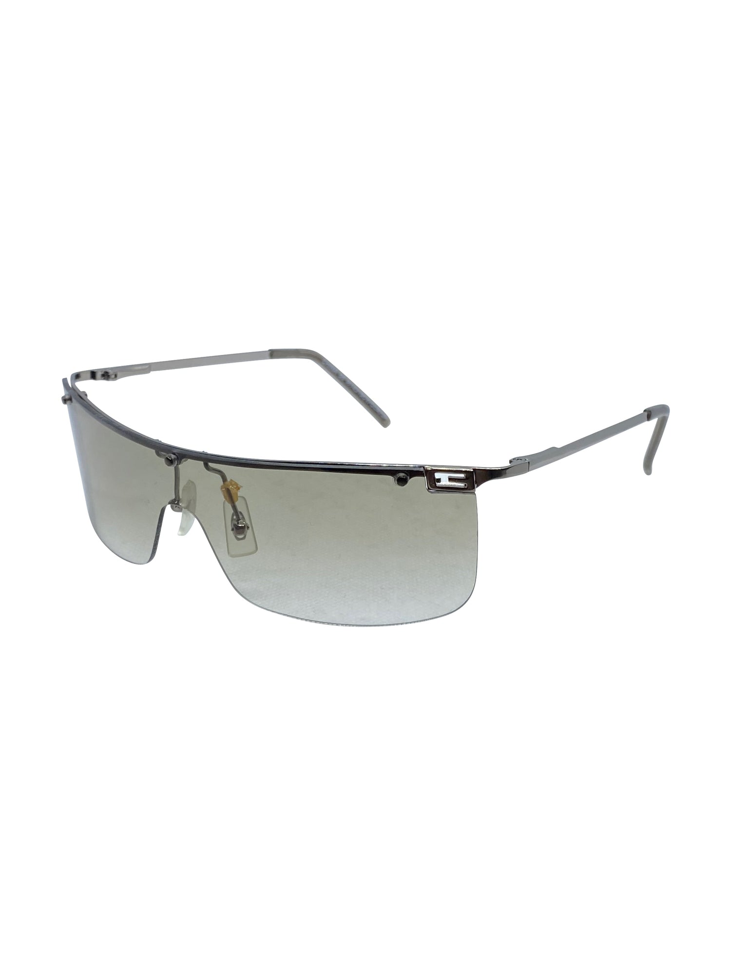GiGi ALLEN Smoke Y2k Rimless Sunglasses-Giant Vintage Eyewear
