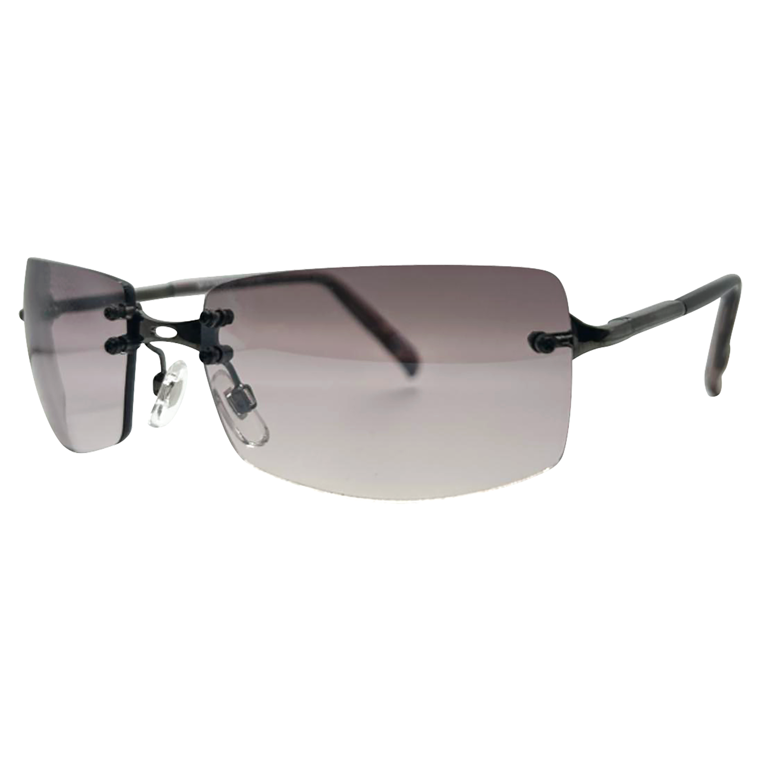 GLITTER Rimless Sunglasses-Giant Vintage Eyewear