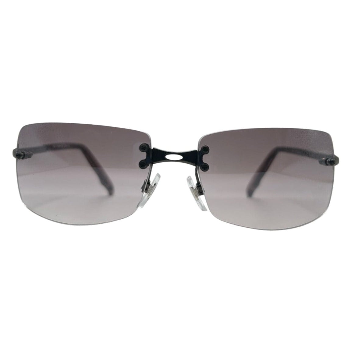 GLITTER Rimless SunglassesSmoke-Giant Vintage Eyewear