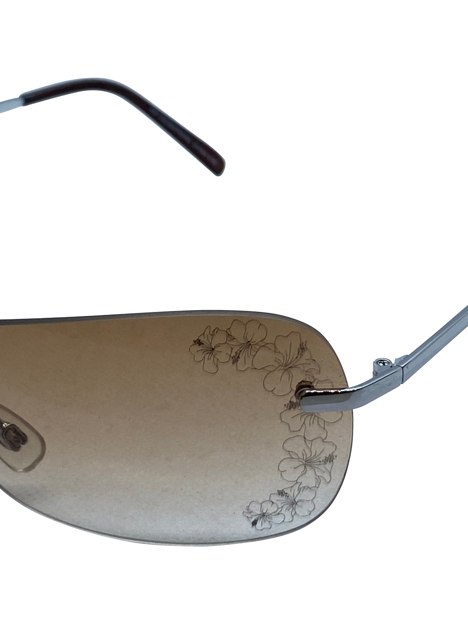 HAWAEE Amber/Floral-Giant Vintage Eyewear