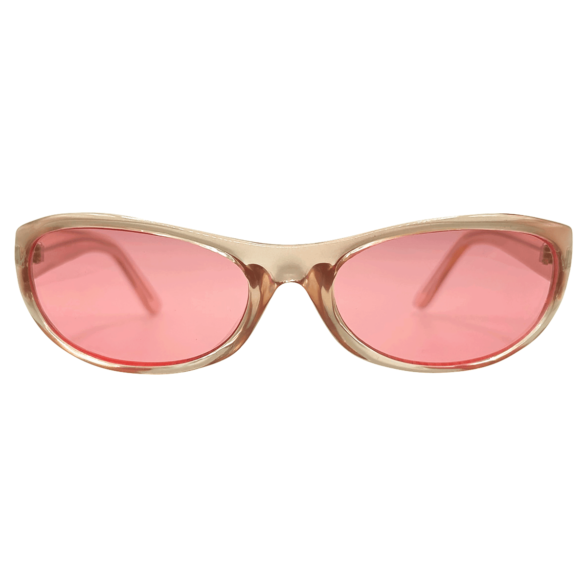 JAYD Oval Vintage SunglassesCrystal Pink-Giant Vintage Eyewear