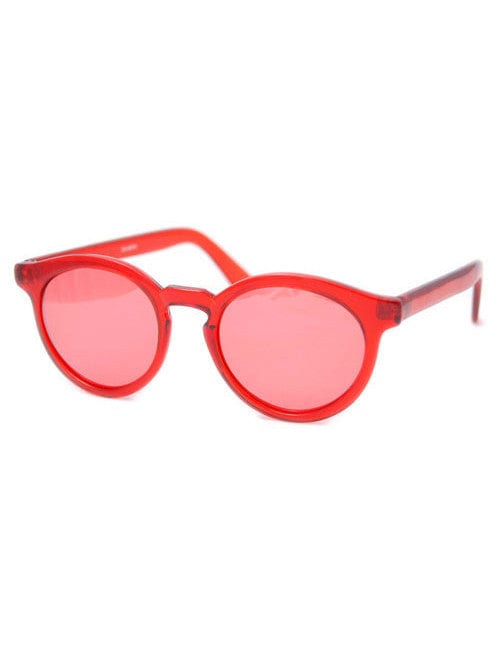 jellybean red red sunglasses