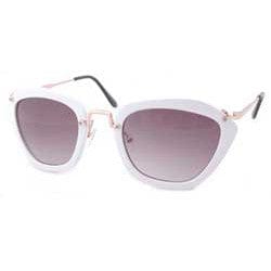 kiki white sunglasses