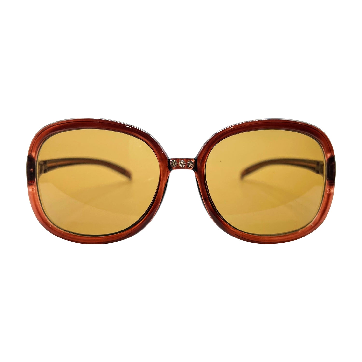 Kids ⭐️ KITTYKAT Crystal Brown 70s-Giant Vintage Eyewear