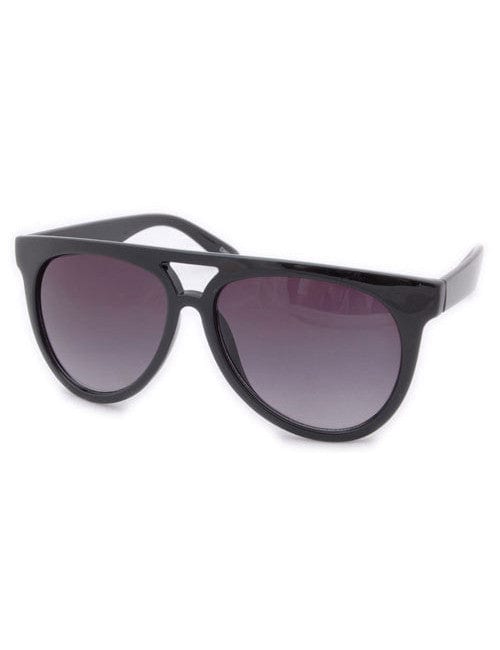 lange gloss black sunglasses