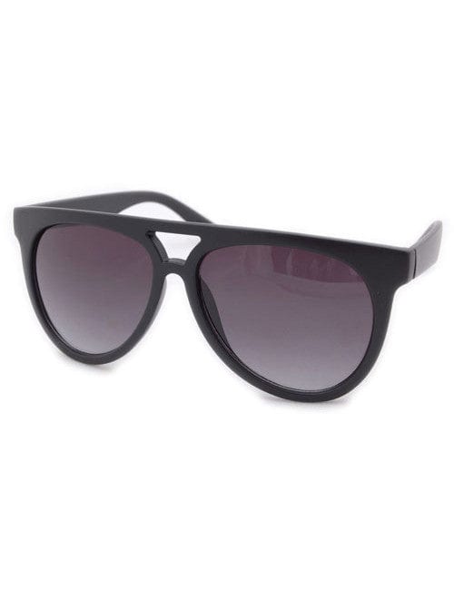 lange matte black sunglasses