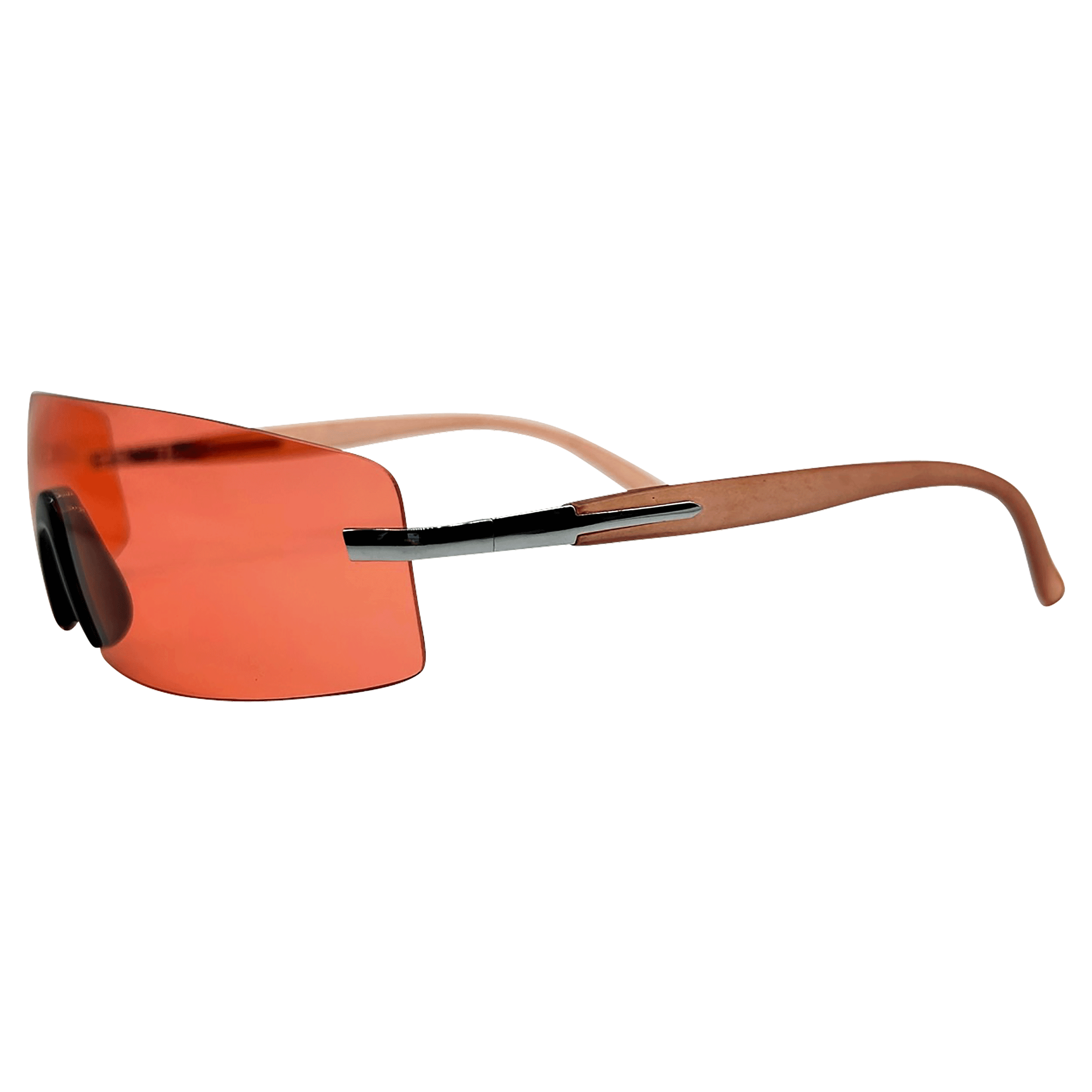 LIMEADE Rimless Shield Sunglasses
