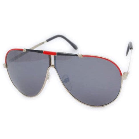 Shop The Mark Red Vintage Mirrored Aviator Sunglasses for Men