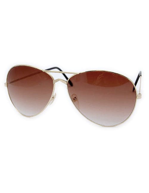 mall cop gold sunglasses