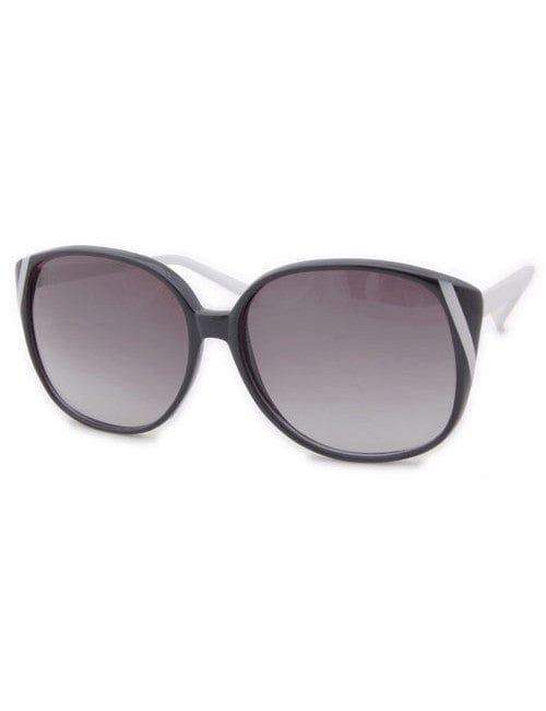mambo black white sunglasses
