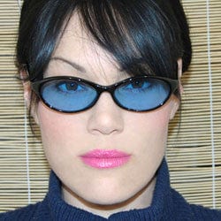 mari black blue sunglasses