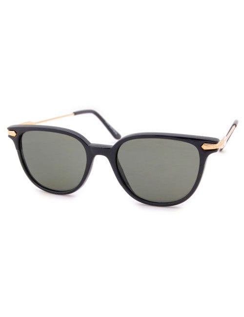 match black gold sunglasses