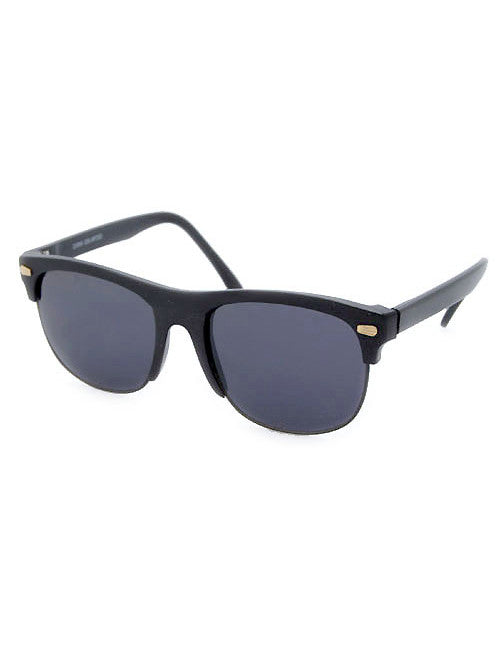 PICTURE Black Retro Sunglasses