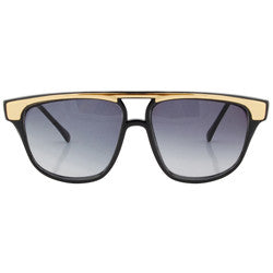 Shop Mr. Dan Black Vintage 80s Sunglasses for Men