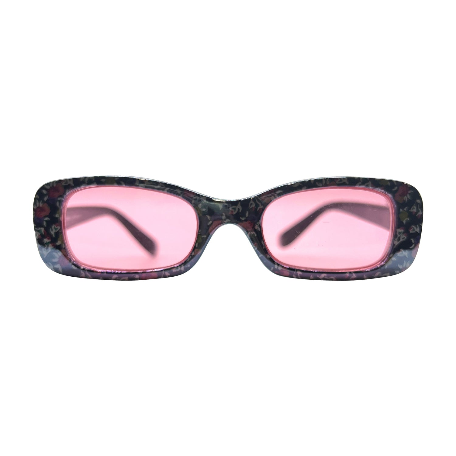 Kids ⭐️ POSIES Black Pink Flower/Pink Square-Giant Vintage Eyewear