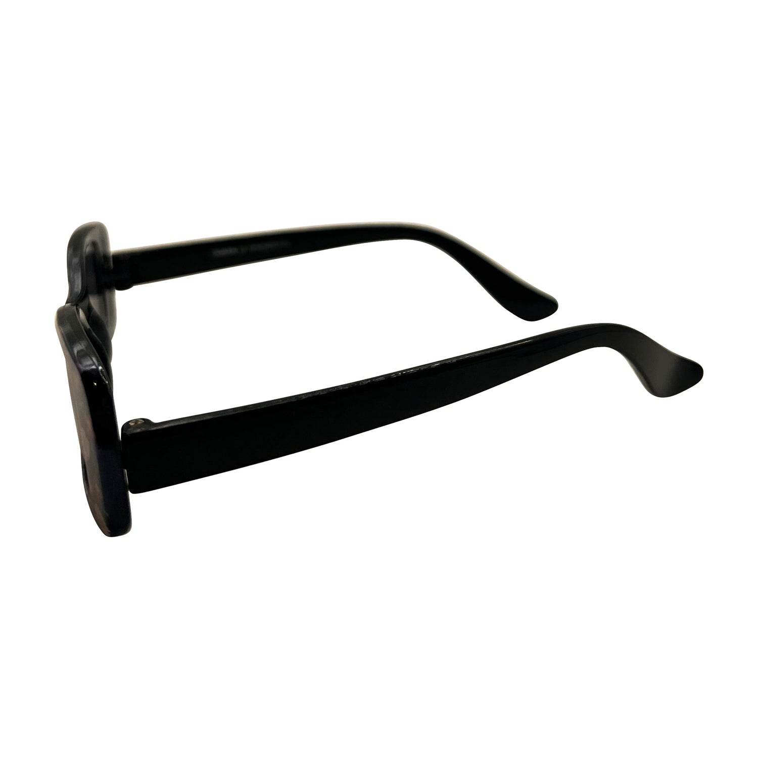 Kids ⭐️ POSIES Black Purple Flower/Super Dark Square-Giant Vintage Eyewear