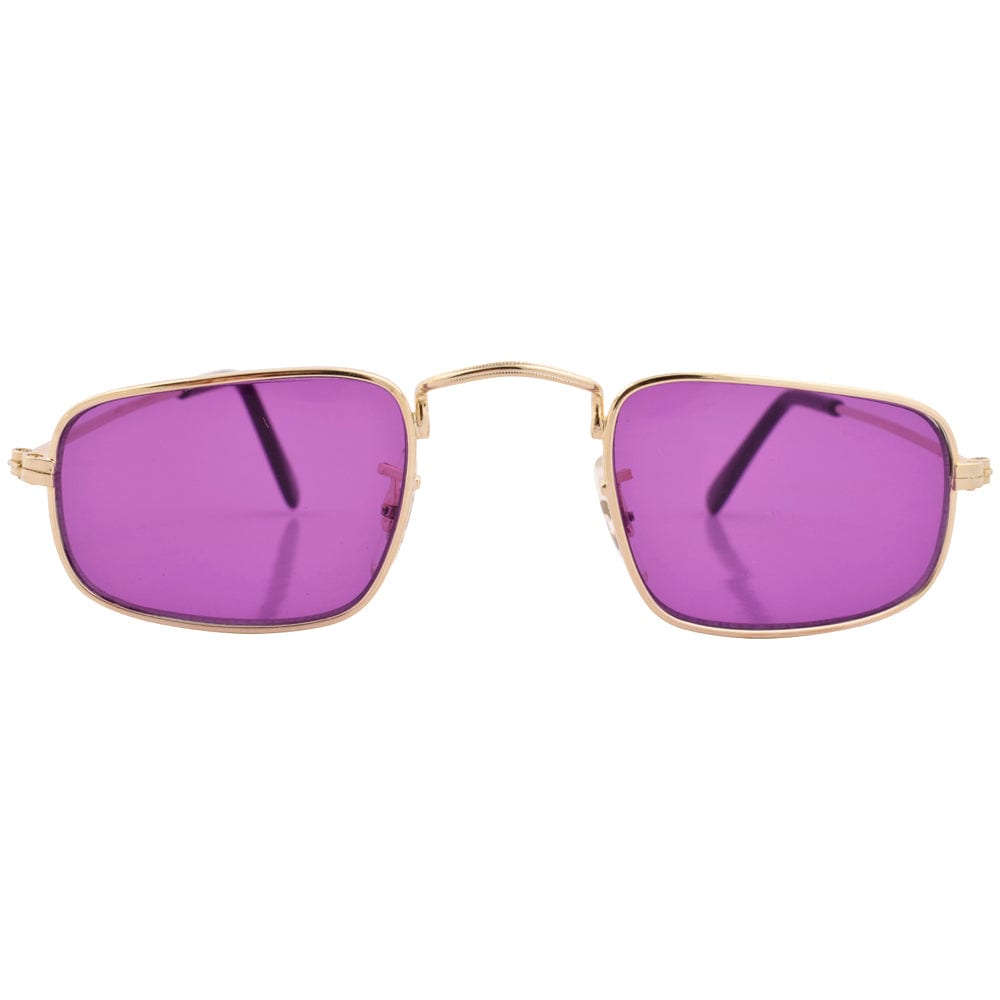 REFORM Purple/Gold Square Sunglasses