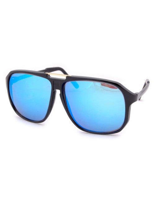 tine black blue sunglasses