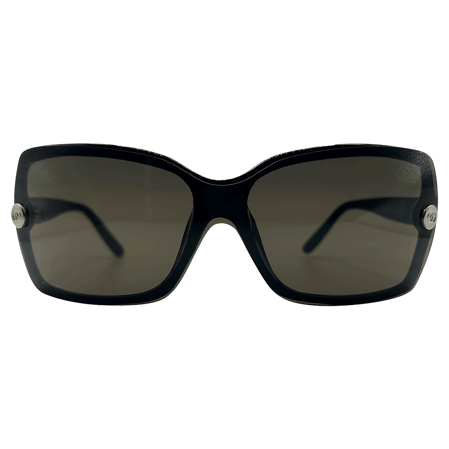 TRY ME Y2K Square SunglassesBlack/Super Dark-Giant Vintage Eyewear
