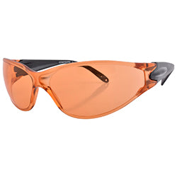 Shop WORK IT! orange vintage shield sunglasses for men