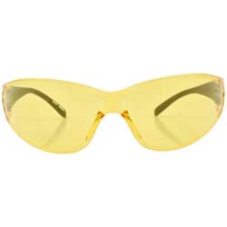 Shop Work It! Yellow Vintage Shield Sunglasses for Men