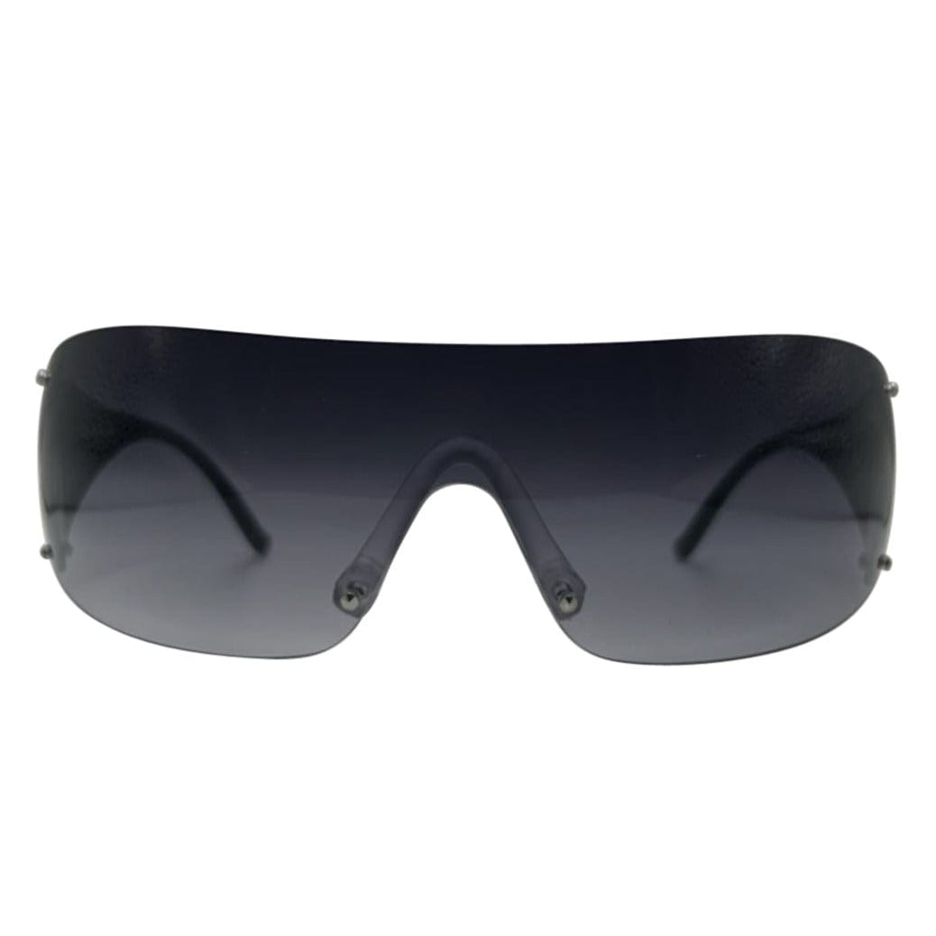 ZIPPER Shield Sunglasses *As Seen On: Blue Ivy Carter & Paris Hilton*-Giant Vintage Eyewear