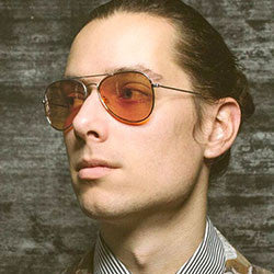 Shop ZISSOU orange vintage aviator sunglasses for men Giant