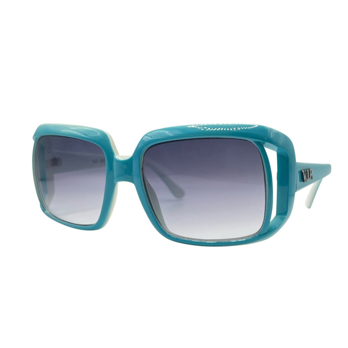 KISS ME 90s Hip-Hop Square Sunglasses-Giant Vintage Eyewear