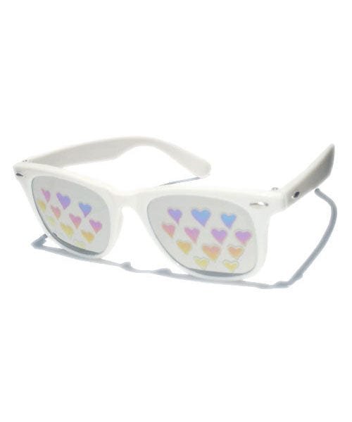 heartway white sunglasses