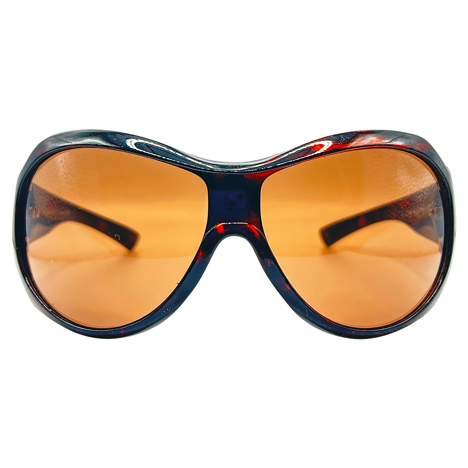 HOT SHOT Shield SunglassesTortoise/Brown-Giant Vintage Eyewear