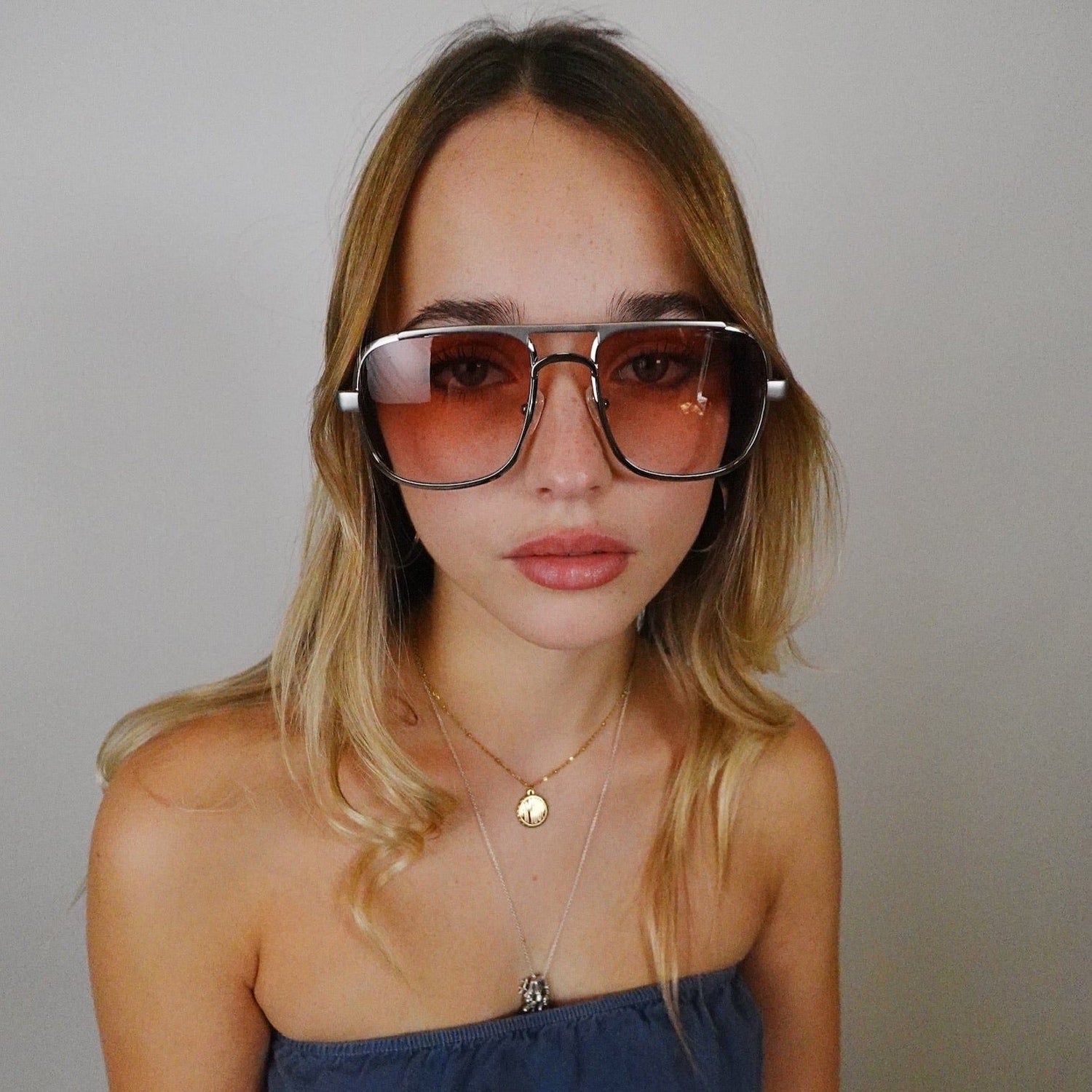 FILLMORE Steel/Rose Limited Edition Giant Vintage Original | Luxe | *As Seen On: Carrie Underwood*-Giant Vintage Eyewear